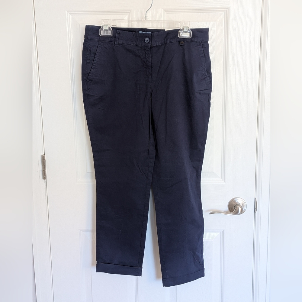 NWT Fleur Bleue City Fit Pants - Navy Blue - 8